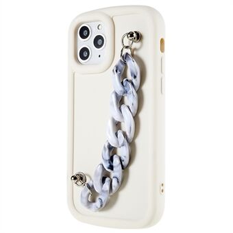 TPU Phone Case for iPhone 11 Pro 5.8 inch Matte Finish Profile Phone Holder with Bracelet Chain