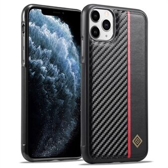 LC.IMEEKE For iPhone 11 Pro Anti-Scratch Phone Cover Carbon Fiber Texture PU Leather+TPU+EVA Shell