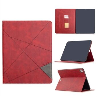 Geometric Pattern Cool Design Wake/Sleep Leather Case for iPad Pro 12.9-inch (2020)/(2018)