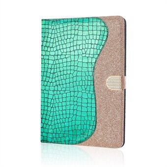 Crocodile Texture Flash Powder Leather Stand Tablet Case with Card Slots for iPad Pro 11-inch (2020)