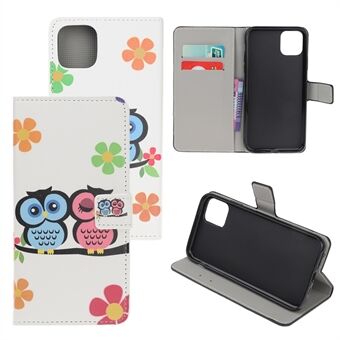 Pattern Printing Leather Wallet Case for iPhone 12 mini