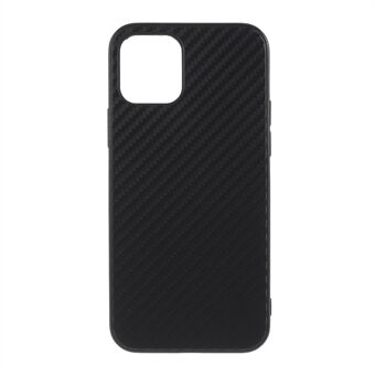 Carbon Fiber TPU Protective Phone Cover for iPhone 12 mini 5.4 inch