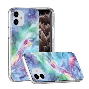 Marble Pattern IMD TPU Back Cover for iPhone 12 mini