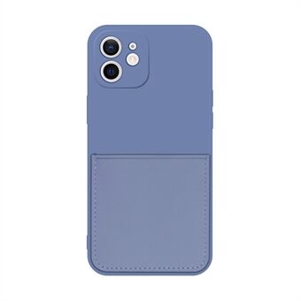 Soft TPU Phone Case with Card Slot for iPhone 12 mini 5.4 inch