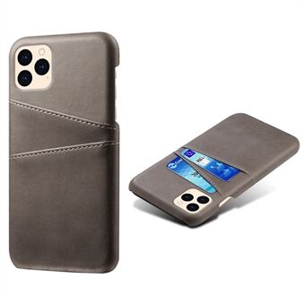 KSQ PU Leather Coated Plastic Case with Double Card Slots for iPhone 12 mini