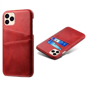 KSQ PU Leather Coated Plastic Case with Double Card Slots for iPhone 12 mini