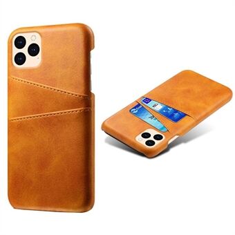 KSQ PU Leather Coated Plastic Case with Double Card Slots for iPhone 12 mini