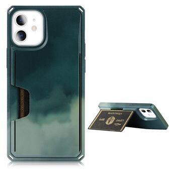 3E40 Pattern Printing Kickstand Card Holder Design Cell Phone Case Cover Shell for iPhone 12 mini