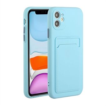 Flexible TPU Phone Case Cover with Card Slot for iPhone 12 mini