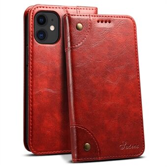 SUTENI 055 Series Magnetic Auto Closure PU Leather Case Wallet Stand Shockproof TPU Inner Shell Phone Cover for iPhone 12 mini 5.4 inch