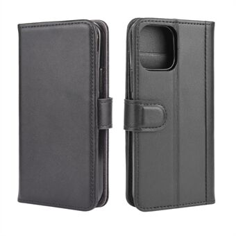 Genuine Split Leather Case Wallet Stand Phone Cover for iPhone 12