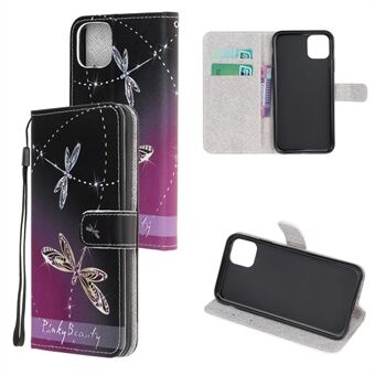 Cross Texture Pattern Printing Wallet Leather Cover for iPhone 12