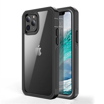 Shockproof All-inclusive PC Hard Cover Built-in PET Front Film for iPhone 12 Pro/12