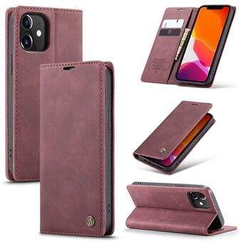 CASEME 013 Series Auto-absorbed Leather Stand Flip Shell with Wallet for iPhone 12 Pro/12