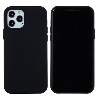 Soft Liquid Silicone Back Protective Cover Anti-scratch Anti-fingerprint Phone Case for iPhone 12 Pro/12