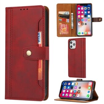 Leather Wallet Stand Phone Shell with Supporting Stand for iPhone 12 Pro / iPhone 12