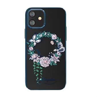 KINGXBAR Garland Series Silk-screen Printing PC Phone Cover Case for iPhone 12/12 Pro