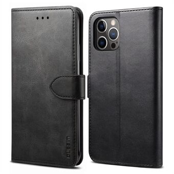 GUSSIM Magnetic Closure Clasp Leather Phone Wallet Stand Case for iPhone 12 6.1 inch/12 Pro 6.1 inch