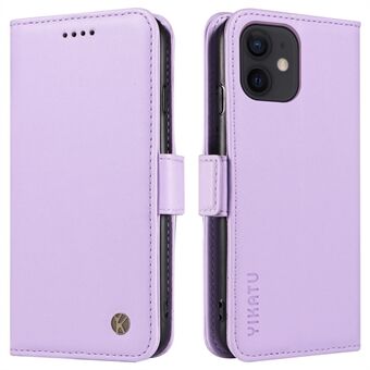 YIKATU YK-003 For iPhone 12 / 12 Pro 6.1 inch Wallet Case Anti-scratch PU Leather Stand Phone Flip Cover