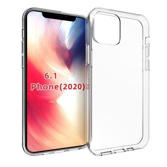 Transparent TPU Anti-fingerprint Phone Case for iPhone 12 Pro 6.1 inch