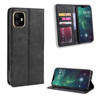 Retro Skin Wallet Leather Stand Case for iPhone 12 Pro 6.1 inch