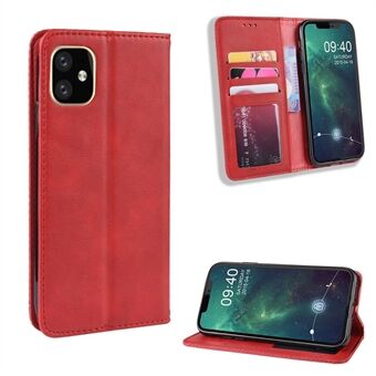 Retro Skin Wallet Leather Stand Case for iPhone 12 Pro 6.1 inch