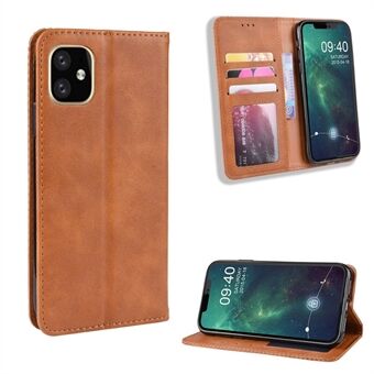 Retro Skin Wallet Leather Stand Case for iPhone 12 Pro 6.1 inch