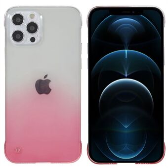 For iPhone 12 Pro 6.1 inch Precise Cutout PC+Acrylic Rubberized Mobile Phone Case Scratch-resistant Cover