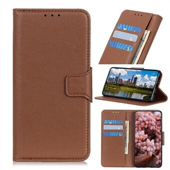 Litchi Skin Leather Wallet Case for iPhone 12 Pro Max 6.7 inch