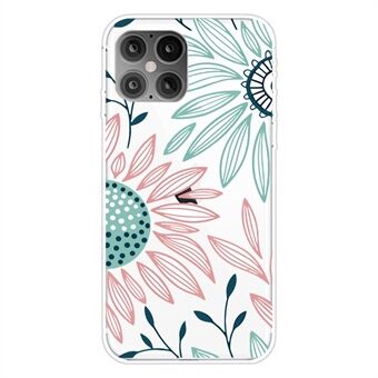 Pattern Printing Soft TPU Shell Case for iPhone 12 Pro Max 6.7-inch