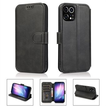 Retro Style Leather Wallet Stand Phone Case Cover for iPhone 12 Pro Max 6.7-inch