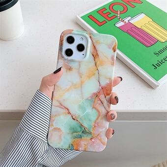 Amber Series Classic Marbling Pattern for iPhone 12 Pro Max IMD TPU Cover Case