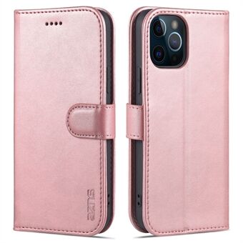 AZNS PU Leather All-round Protection Phone Cover Wallet Stand Case for iPhone 12 Pro Max 6.7 inch