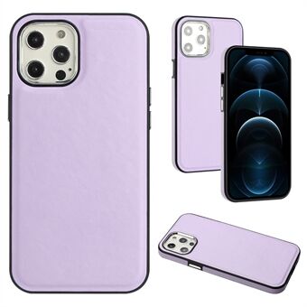 YB Leather Coating Series-6 For iPhone 12 Pro Max PU Leather+TPU Shell Cell Phone Case Protector Cover