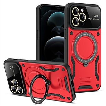 Rotating Kickstand Case for iPhone 12 Pro Max 6.7 inch , Compatible with MagSafe PC+TPU Phone Cover