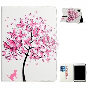 Cute Pattern Printing Leather Wallet Stand Cover Case for iPad Air (2020)