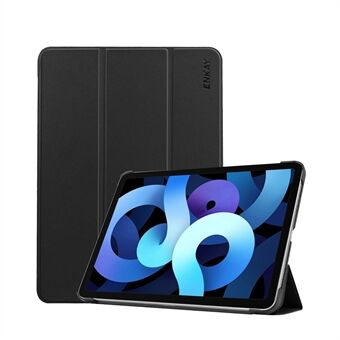 ENKAY ENK-8013 Tri-fold PU Leather Auto-wake/Sleep Stand Smart Case for Apple iPad Air (2020)/iPad Pro 11-inch (2018)