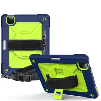 Rotation Kickstand Shock Proof TPU + PC + Silicone Combo Cover for iPad Air (2020) Case