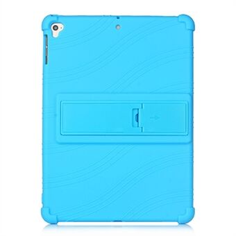 Flexible Silicone Tablet Shell Cover with Supporting Kickstand for iPad Air (2020) / iPad Air 2 / iPad 9.7-inch (2017) / iPad 9.7-inch (2018)