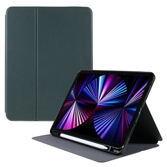 X-LEVEL Litchi Texture PU Leatther Folio Stand Smart Auto Wake/Sleep Case with Pencil Holder for iPad Pro 11-inch (2021)/(2020)/(2018) / Air (2020)