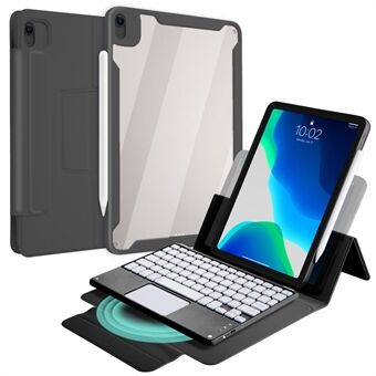 Magnetic Suction Wireless Touch Bluetooth Keyboard TPU Tablet Case with Pen Slot for iPad Air (2020)