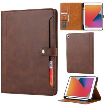 Wallet Stand Design PU Leather Tablet Case for iPad 10.2 (2020)