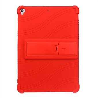 Flexible Silicone Tablet Shell Cover with Supporting Kickstand for Apple iPad 10.2 (2020) / (2019)