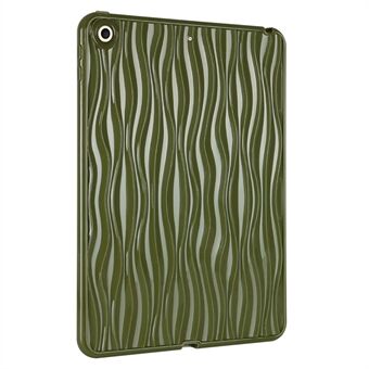 Tablet Protective Case for iPad 10.2 (2019) / (2020) / (2021) Wave Texture Flexible TPU Back Cover