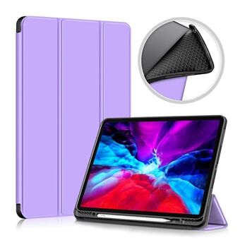 Tri-fold Auto Sleep/Wake Stand PU Leather Tablet Case with Pen Slot for iPad Air (2020) / Pro 11-inch (2018)/(2020)(2021)