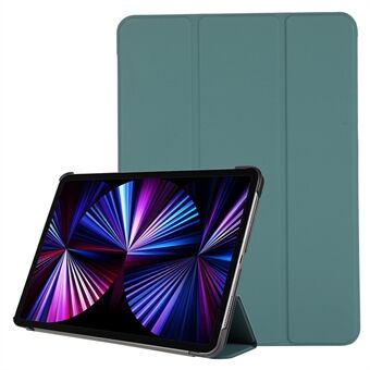 Tri-fold Stand Design PU Leather Tablet Case Shell Protector for iPad Pro 11-inch 2021/2020/2018