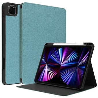 Business Style Drop-Resistant TPU + PU Leather Stand Case Tablet Cover for iPad Pro 11-inch (2021)