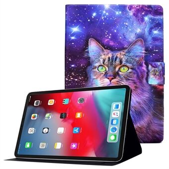 For iPad Pro 11-inch (2018)/(2020)/(2021)/iPad Air (2020) Card Holder PU Leather Tablet Case Stand Pattern Printing Protective Cover