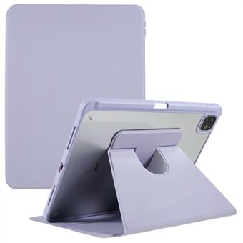 For iPad Pro 11-inch (2018) / (2020) / (2021) / (2022) Shockproof Tablet Case PU Leather + TPU + Acrylic Anti-Fall Protective Cover with Rotary Kickstand