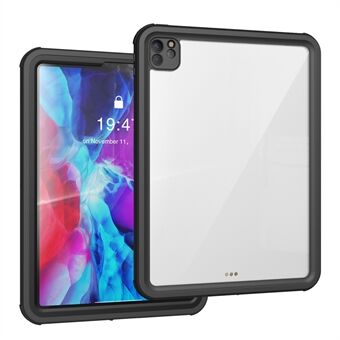 FS IP68 Waterproof Tablet Case for iPad Pro 11 (2020) / (2021) / (2022) , Clear Shockproof Dustproof Full Body Protection Cover with Screen Film